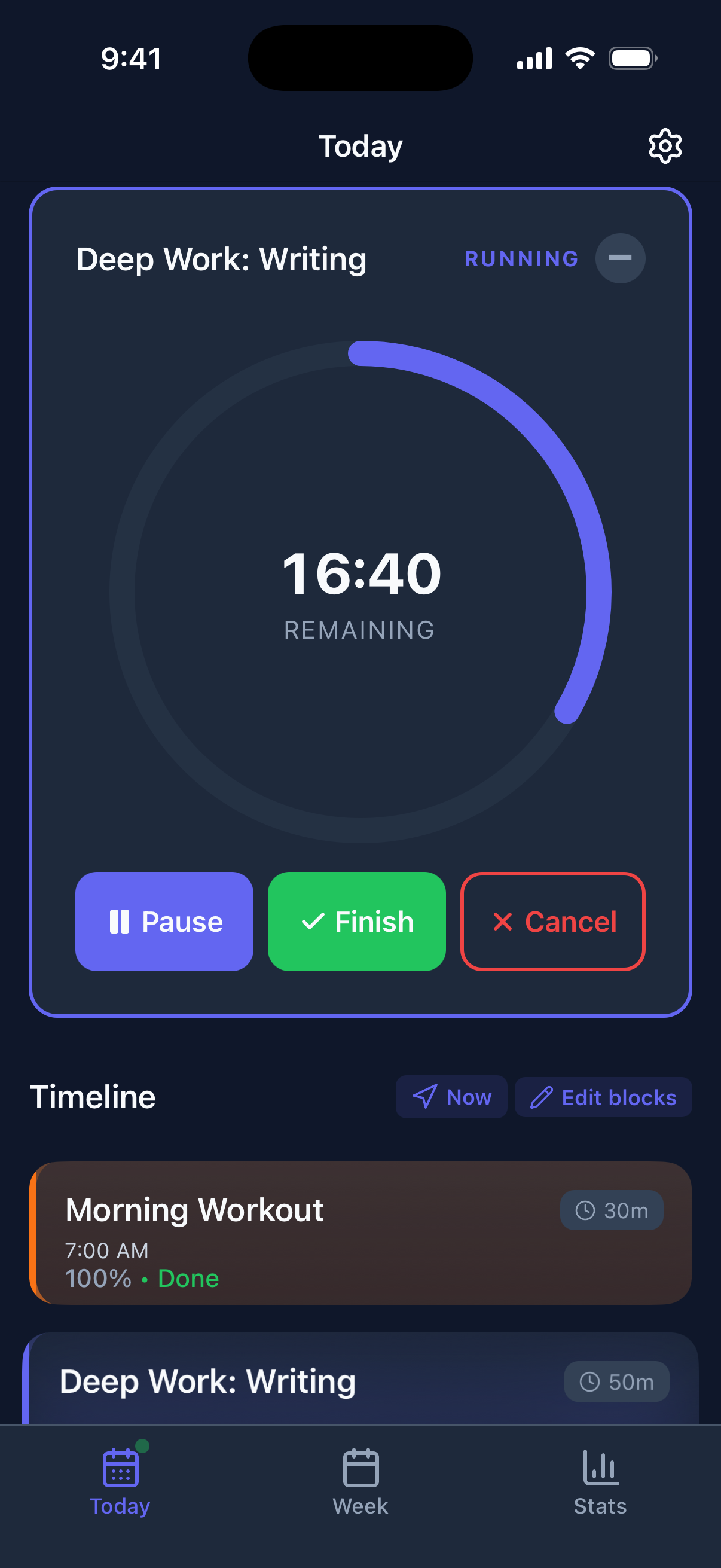 Focura app screenshot